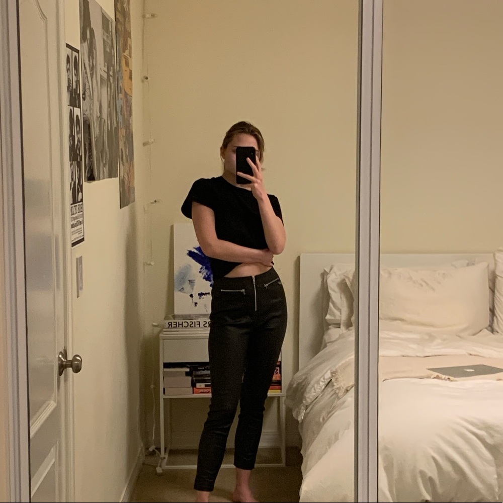 Princess Polly Faux Leather Leggins
